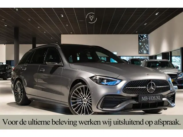 Mercedes-Benz C-klasse Estate 300 AMG Night Massage|ACC|Keyless|Pano|360|Soundsysteem|LED|19"|New Se...