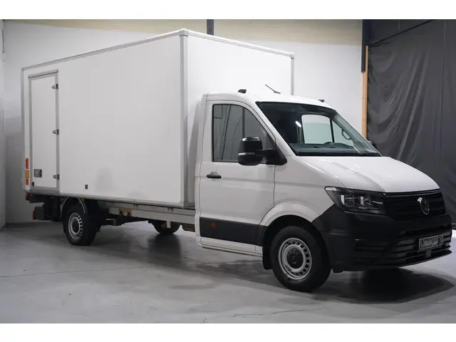 Volkswagen Crafter 2.0 TDI 140 pk Bakwagen met Laadklep / Zijdeur Navi, Airco, LxBxH 430x210x210 cm