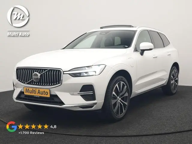 Volvo XC60 T6 AWD Plus Bright LONG RANGE PHEV 350pk Dealer O.H. | Trekhaak Af Fabriek | Panodak | Ad...