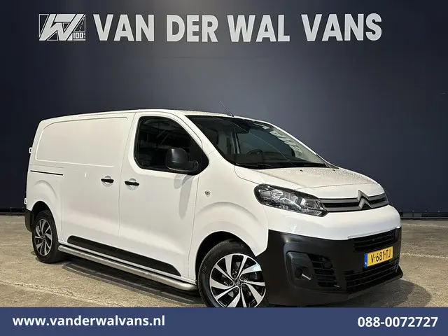 Citroën Jumpy 2.0 BlueHDI 123pk L2H1 Euro6 Airco | 2500kg Trekhaak | LM velgen | Sidebars | Parkeersensoren | Cruisecontrol Bijrijdersbank