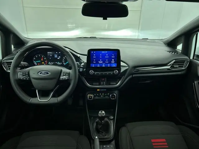 Ford Fiesta 1.0 EcoBoost Hybrid ST-Line Navigatie Apple Carplay/Android Auto Parkeersensoren achter...