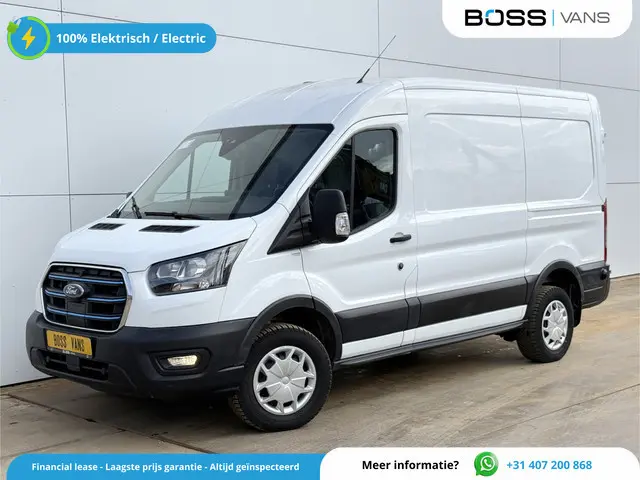 Ford e-Transit 68kWh 184PK L2H2 317km WLTP 95.9% (SOH) BEV Snelladen Tachograaf Climate Control Crui...