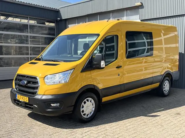 Ford Transit 350 2.0 TDCI L3H2 DC RWD Airco Cruise control Trekhaak 3500kg trekgewicht Kastinrichtin...