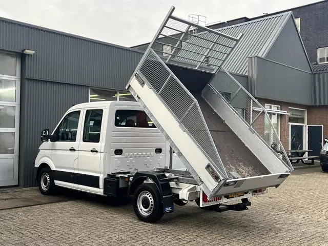 Volkswagen Crafter 35 2.0 TDI DC 140pk Kipper Openlaadbak Airco Cruise controle Trekhaak 3.000kg tre...