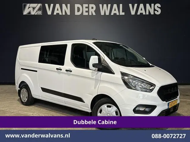Ford Transit Custom 2.0 TDCI 130pk Automaat L2H1 Dubbele cabine Euro6 Airco | 5-Zits | Camera | Navi...