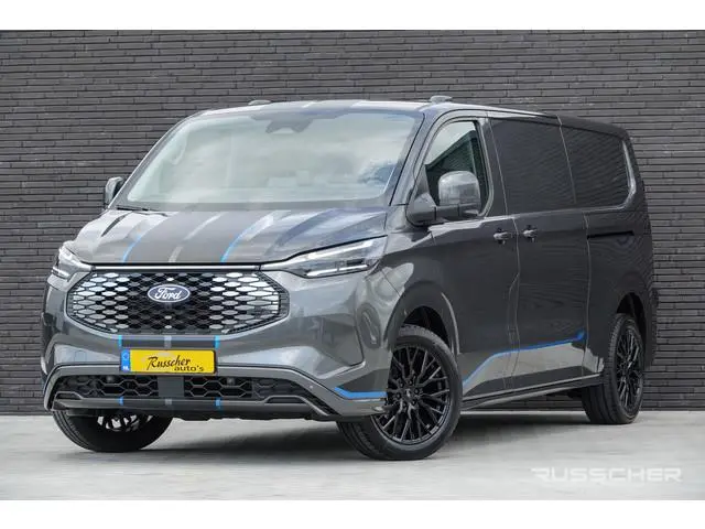 Ford E-Transit Custom L2H1 218Pk Aut. | Nieuwe 71Kwh Accu | Sport 340 | 2xSchuifdeur | 360° Camera |...