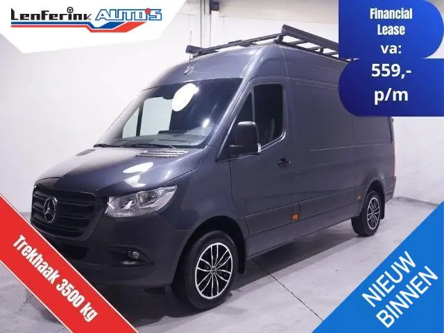 Mercedes-Benz Sprinter 319 CDI 190 pk Aut. L2H2 Navi, Trekhaak 3.500 kg Imperiaal met Trap, 18" LMV,...