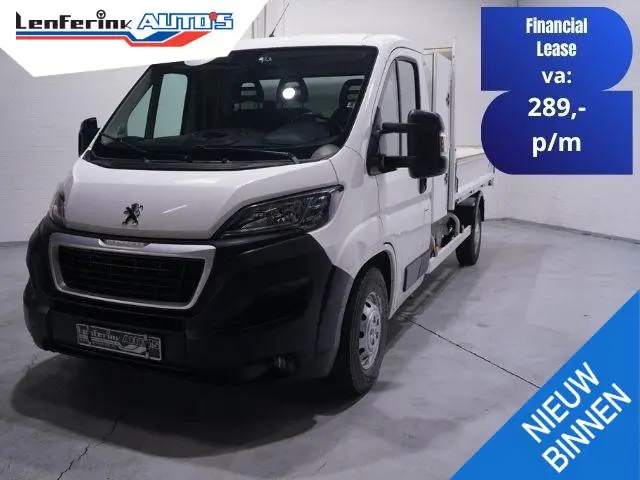 Peugeot Boxer 2.0 HDI 130 pk L4 Kipper Airco, Navi Cruise Control, LxBxH 300x200x40 cm