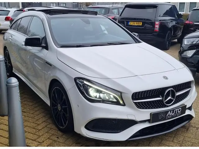 Mercedes-Benz CLA Shooting Brake 180 | PANO | 18" | AMG | LED | AUTOMAAT | DEALER ONDERHOUDEN |