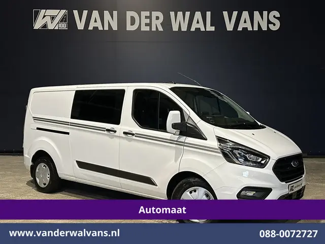 Ford Transit Custom 2.0 TDCI 131pk Automaat L2H1 Dubbele Cabine Euro6 Airco | 5-Zits | Camera | Navi...