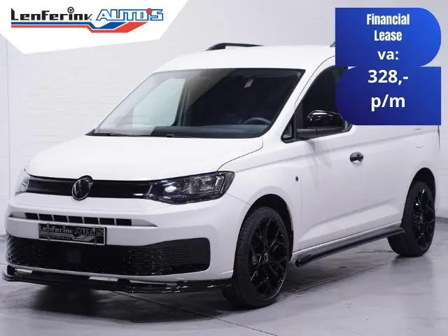 Volkswagen Caddy 1.5 TSI 115 pk BENZINE Black&White Edition 19" LMV, Spoilers V+A, Airco, Bumpers in...