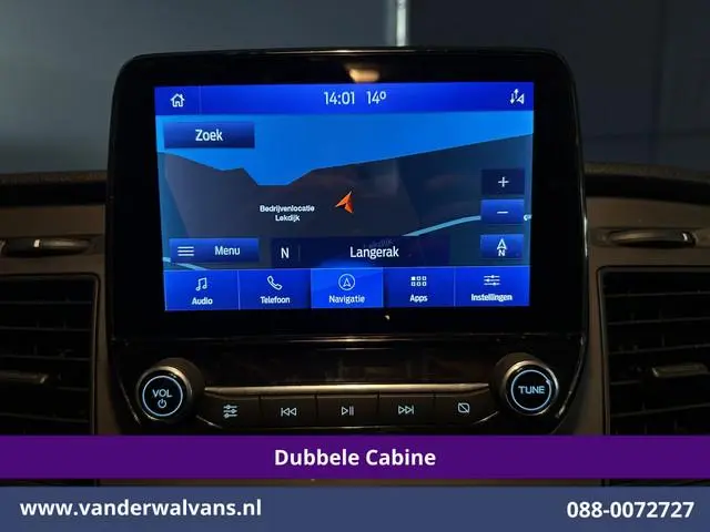Ford Transit Custom 2.0 TDCI 131pk L2H1 Dubbele Cabine Euro6 Airco | 5-Zits | Xenon | Navigatie | Cr...