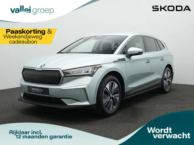 Skoda Enyaq iV 60 179 pk | Warmtepomp | Trekhaak | Leder | Geheugenstoel | 360 Camera | Stuur-/stoel...