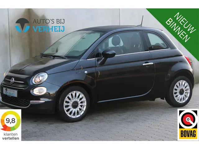 Fiat 500 0.9 TwinAir Turbo Lounge  / LEDER / NAVI / LM VELGEN / OPEN DAK
