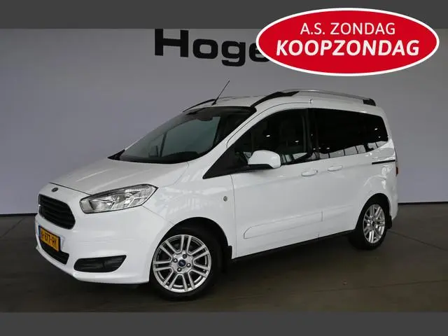 Ford Tourneo Courier 1.0 Titanium Clima Navigatie 2x Schuifdeur Stoelverwarming Cruise Control Rijkl...