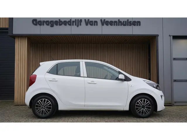 Kia Picanto 1.0 CVVT 66pk 5Drs ComfortLine Airco 14inch LM Elek.pakket Striping *Dealer O.H.* NL aut...