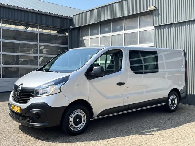 Renault Trafic 1.6 dCi L2H1 DC Marge Btw /Bpm vrij Airco Cruise controle Navigatie Dubbele cabine 1e...