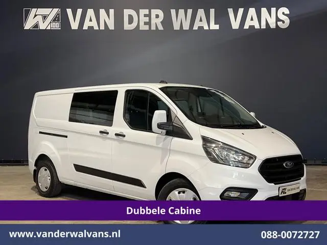 Ford Transit Custom 2.0 TDCI 130pk Automaat L2H1 Dubbele cabine Euro6 Airco | 6-Zits | Camera | Navi...