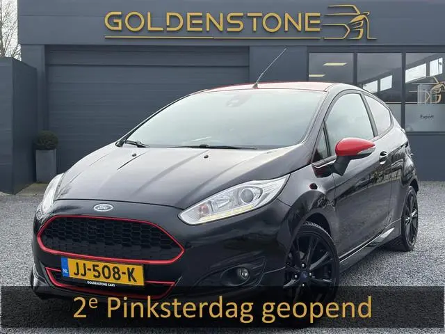 Ford Fiesta 1.0 EcoBoost Black Edition 141pk,Navi,Pdc,D-riem net vv,Clima,Cruise,Lm velgen,N.A.P,Apk...