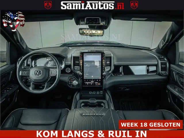 Dodge Ram Limited H.O 540PK 706Nm | Massage + Full Option | De Meest Luxe en Volle Pick-Up in zijn K...
