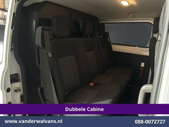 Ford Transit Custom 2.0 TDCI 131pk L2H1 Dubbele Cabine Euro6 Airco | 6-Zits | Cruisecontrol | 2550kg...