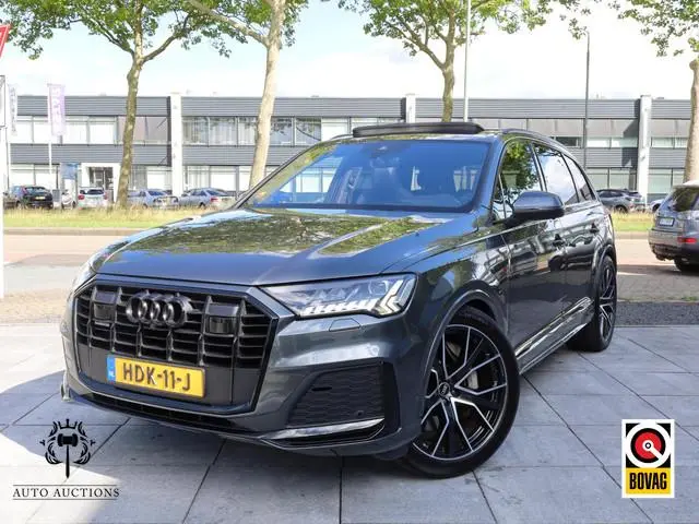Audi Q7 55 TFSI e quattro S-Line 381PK | Panodak | Leer Valcona | RS Seats | B&O | HuD | Nightvision...