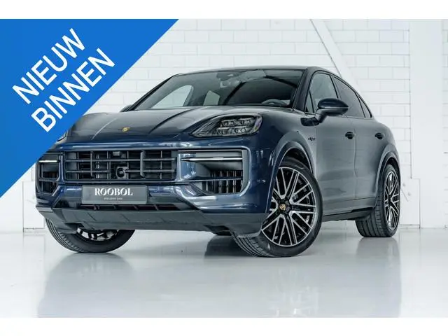 Porsche Cayenne Coupé 3.0 E-Hybrid Black Edition | Black Edition | Turbo Design Velgen | Burmester S...