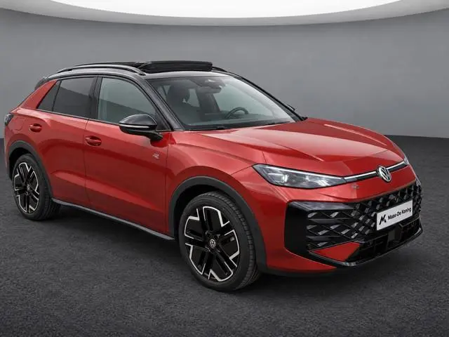 Volkswagen T-Roc 1.5eTSI/150PK R-Line Black Style · Panoramadak · Leder · 360°Camera · Trekhaak · Ga...