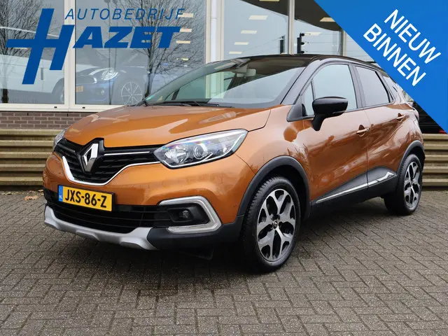 Renault Captur 0.9 TCe LIMITED + STOELVERW. | DAB | NAVIGATIE | CRUISE | 17 INCH | ZWART DAK | PRIVA...