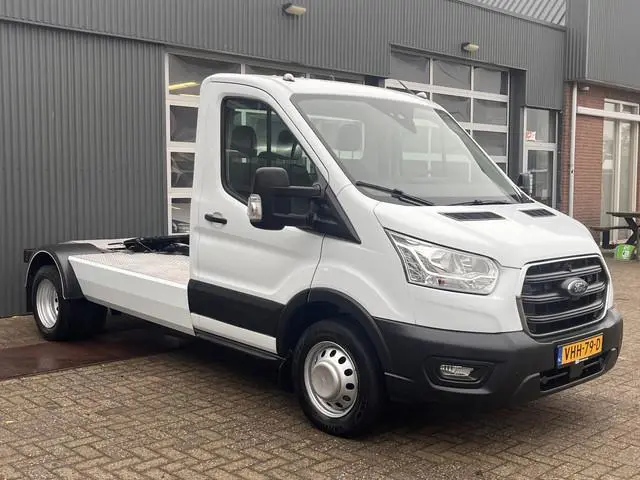 Ford Transit 470 2.0 TDCI Airco Cruise control Tachograaf 3-Persoons Euro 6 Telefoonverbinding  Be-c...