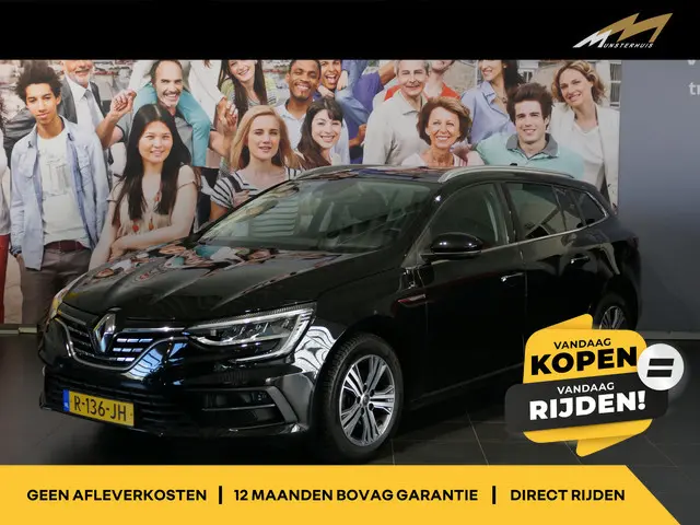 Renault Mégane Estate 1.3 TCe Intens  - Occasion Lease vanaf €469 p/m - Dealer onderhouden! - Headup...