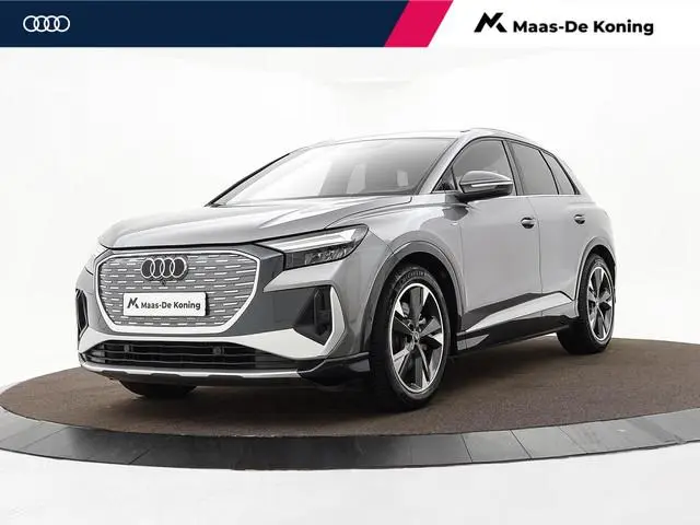 Audi Q4 e-tron 45 Quattro S Edition 77 kWh 265pk · SOH 90,8% · Camera · Head-Up Display · Warmtepomp...