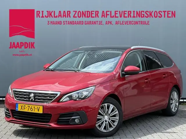 Peugeot 308 SW BWJ 2019 1.2 131 PK Blue Lease Premium NIEUWE DISTR.RIEM!! AUTOMAAT | PANORAMA | LEDE...
