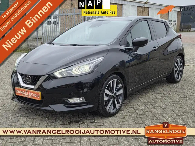 Nissan Micra 0.9 IG-T Tekna, LED kopl., Bose, stoelverw., cruise, clima, 17" lmv, camera