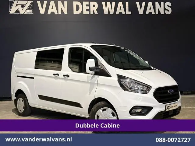 Ford Transit Custom 2.0 TDCI 130pk Automaat L2H1 Dubbele Cabine Euro6 Airco | 6-Zits | Camera | Navi...