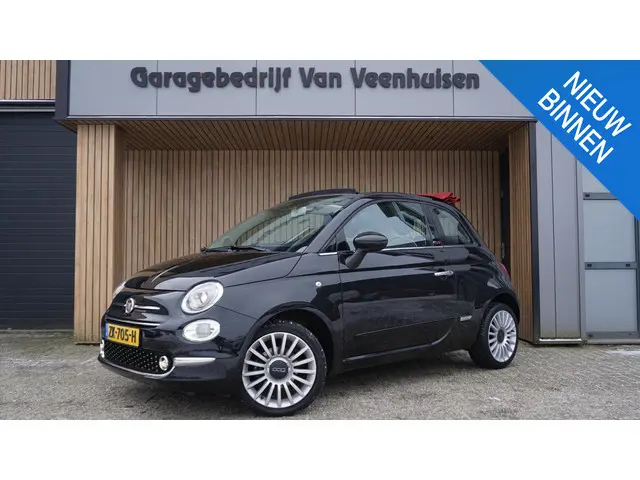 Fiat 500C 1.2 69pk Lounge Automaat Cabriolet Airco Cruise Control 16inch LM PDC *Dis.Riem v.v.* 48918km!