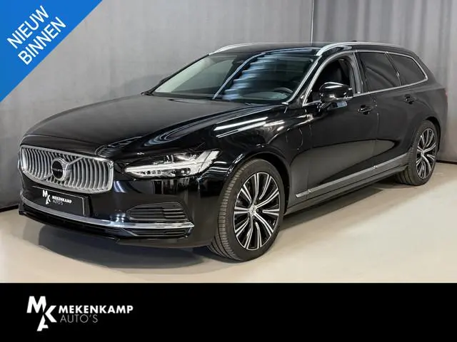 Volvo V90 2.0 T6 Plug-in hybrid AWD Plus Bright 19"/Leder + memory l + r/Stoel + stuurverwarmingAdap...