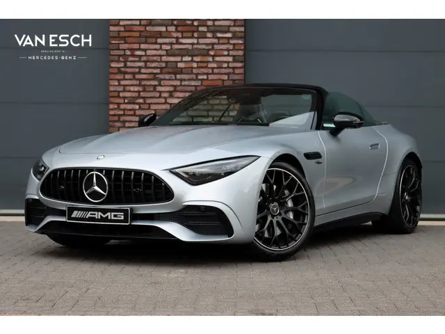 Mercedes-Benz SL-klasse Roadster AMG 43 Premium Aut9 | 381pk | Performance-stoelen | Burmester | Stoelventilatie | Airscarf | Verwarmd Stuurwiel | Digital Light | Surround Camera | HUD | Contourstoelen |
