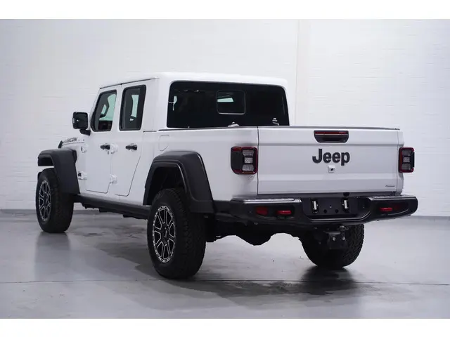 Jeep Gladiator 3.6 V6 285 pk Rubicon Grijs Kenteken 2-Zits Navi Leder Zwart, Adapt. Cruise, Targa Da...