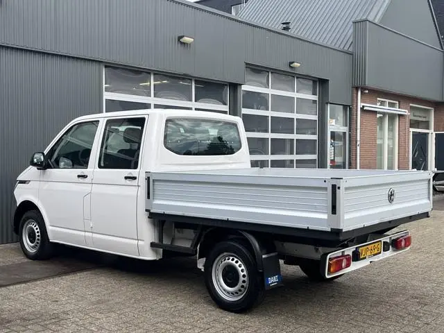 Volkswagen Transporter 2.0 TDI DC Pick-up Openlaadbak Airco Telefoonverbinding 6-Persoons 1e eigenaa...