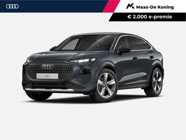 Audi Q3 Sportback 1.5 200kW e-hybrid Advanced edition 272 PK · 19" LM Velgen · Privacy glas