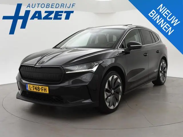 Skoda Enyaq iV 80 SOH 93% + LEDER | PANORAMA | TREKHAAK | 21 INCH | ADAPTIVE CRUISE | CAMERA | STOEL...
