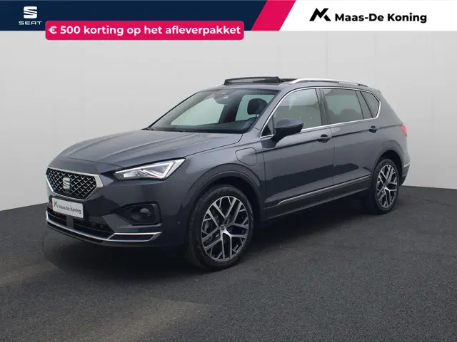 SEAT Tarraco 1.4 TSIe-Hybrid 180kW/245PK PHEV Xperience DSG · Panoramadak · 360°Camera + Parkeersensoren · Trekhaak · Garantie tot mei 2027