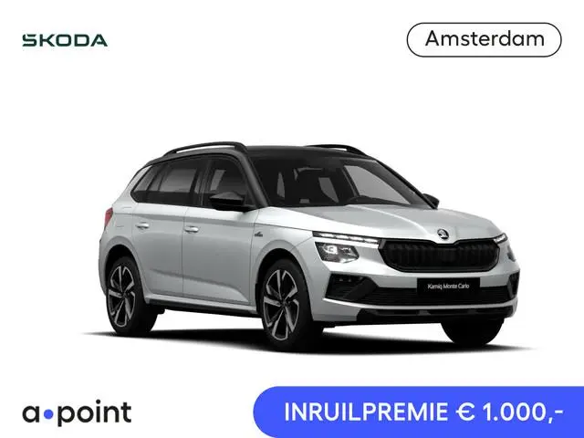 Skoda Kamiq 1.0 TSI Monte Carlo 115 pk 7 verns. DSG | Navigatie Pakket | Travel Assist Plus | Winter...