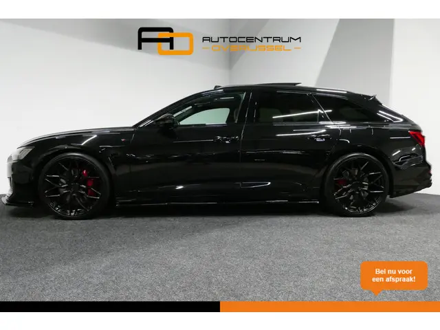 Audi A6 Avant 55 TFSI e quattro Competition / S6 Diffuser / Maxton Design Bodykit V.2 / Panoramadak / HD Matrix LED / Elektr. verstelbare voorstoelen + memory / HUD / Elektr. wegklapbare trekhaak / Apple Carplay - Android Auto / Stoelverwarming / Adaptive Cruise Control / 21'' LMV / Achteruitrijcamera / Valcona lederen bekleding / Dodehoek detectie / Draadloze telefoonlader