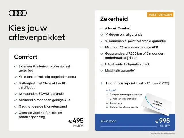 Audi Q4 e-tron 45 S edition Competition e-tron 82 kWh 286 pk | Navigatie | Stoelverwarming | Assiste...