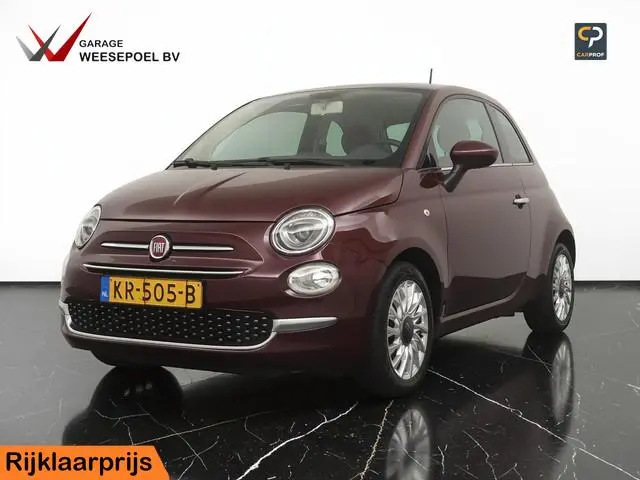 Fiat 500 0.9 TwinAir Turbo Lounge - Panoramadak - Lederen bekleding - Airco - Licht metalen velgen -...