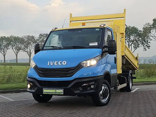 IVECO DAILY 35C16 3.0Ltr Kipper Kist Dubbellucht N1 Euro6 3.5T-Trekhaak!