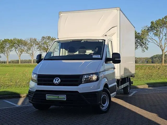 VOLKSWAGEN CRAFTER 35 2.0 Bakwagen Laadklep Zijdeur Lat-om-Lat Betimmerd Spoiler Euro6140Pk Bpm-Vrij...