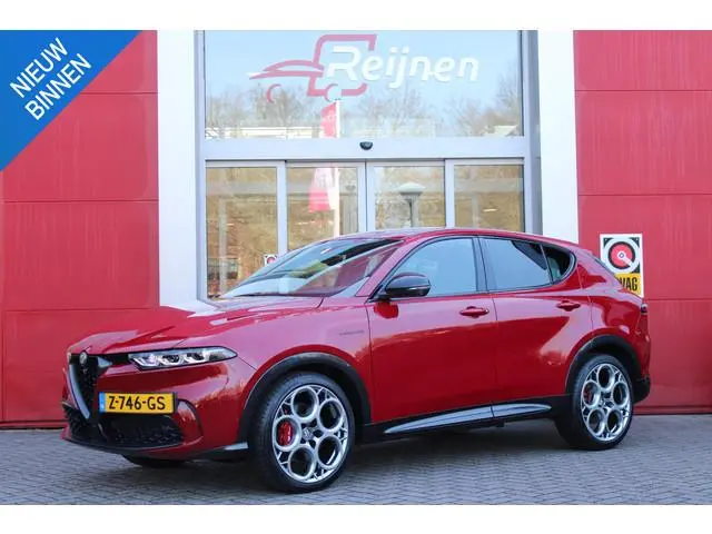 Alfa Romeo Tonale 1.5T 160PK HYbrid VELOCE | LEDEREN BEKLEDING | VOORSTOELEN / STUUR VERWARMD | VOOR...